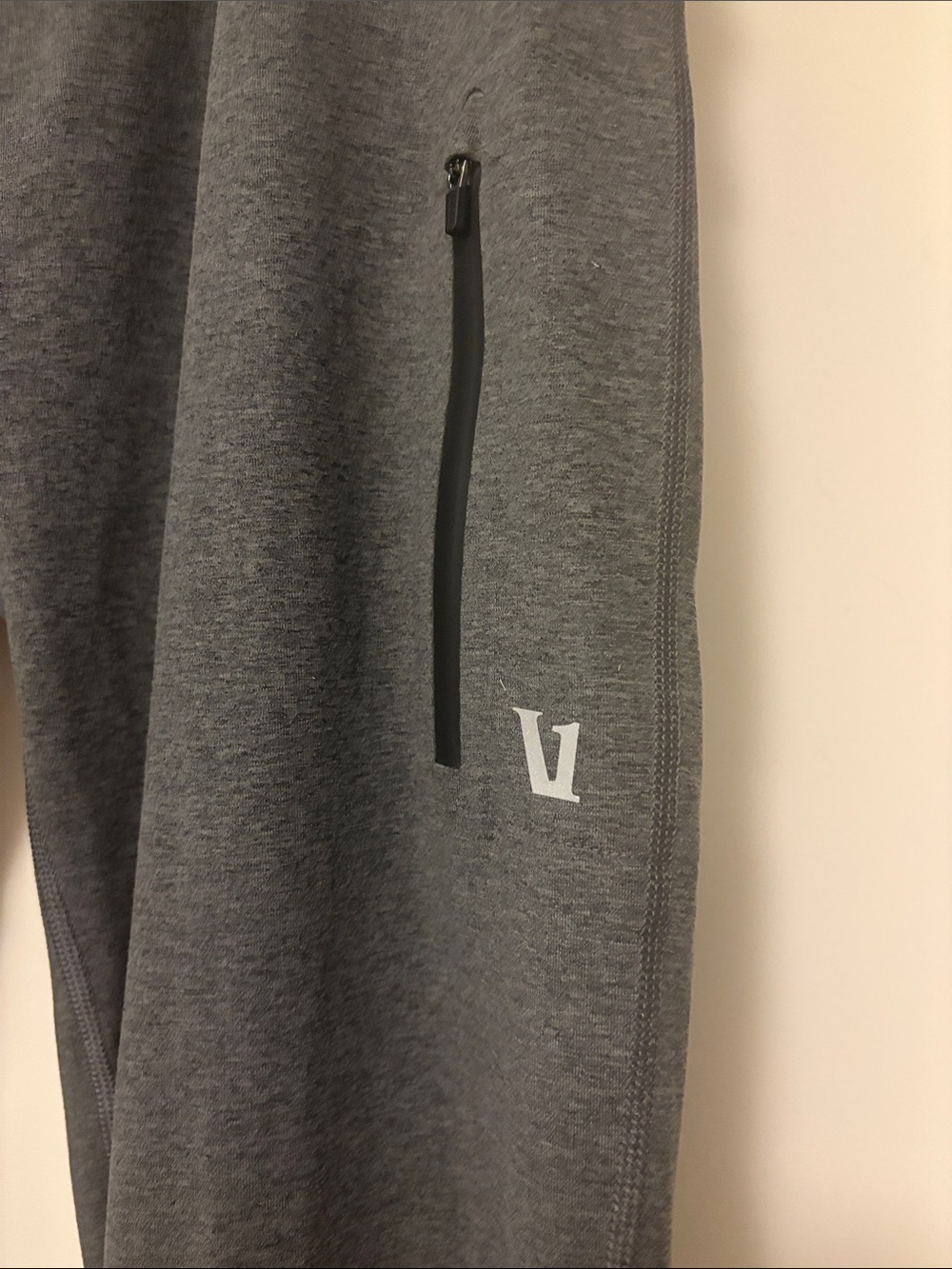 Vuori Charcoal Gray Men's Jogger Sweatpants with Drawstring - Picture 2 of 4